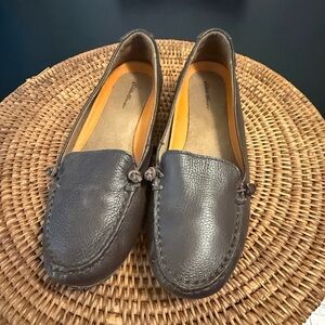 Eddie Bauer Brown Leather Loafers size 8
